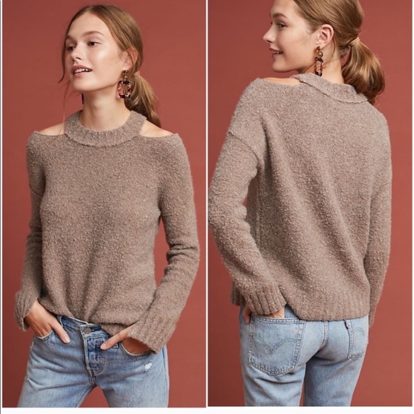 Anthropologie Sweaters - NWT Anthropologie cut out blouse